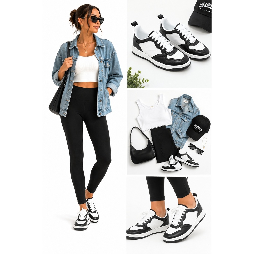 Wild Fable Netty Fashion Sneakers Black Size 9.5 New With Tags